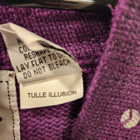 Storybook Knits NWT Tulle IlIusion Button Up Cardigan - Picture 4 of 8